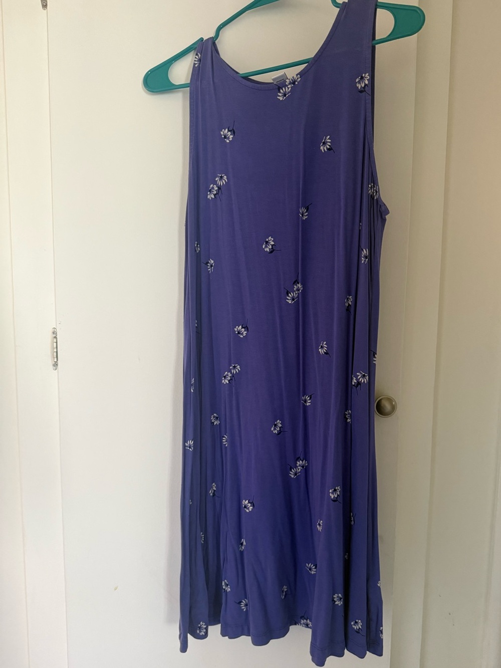Old Navy Purple Sleeveless Floral Maxi Dress